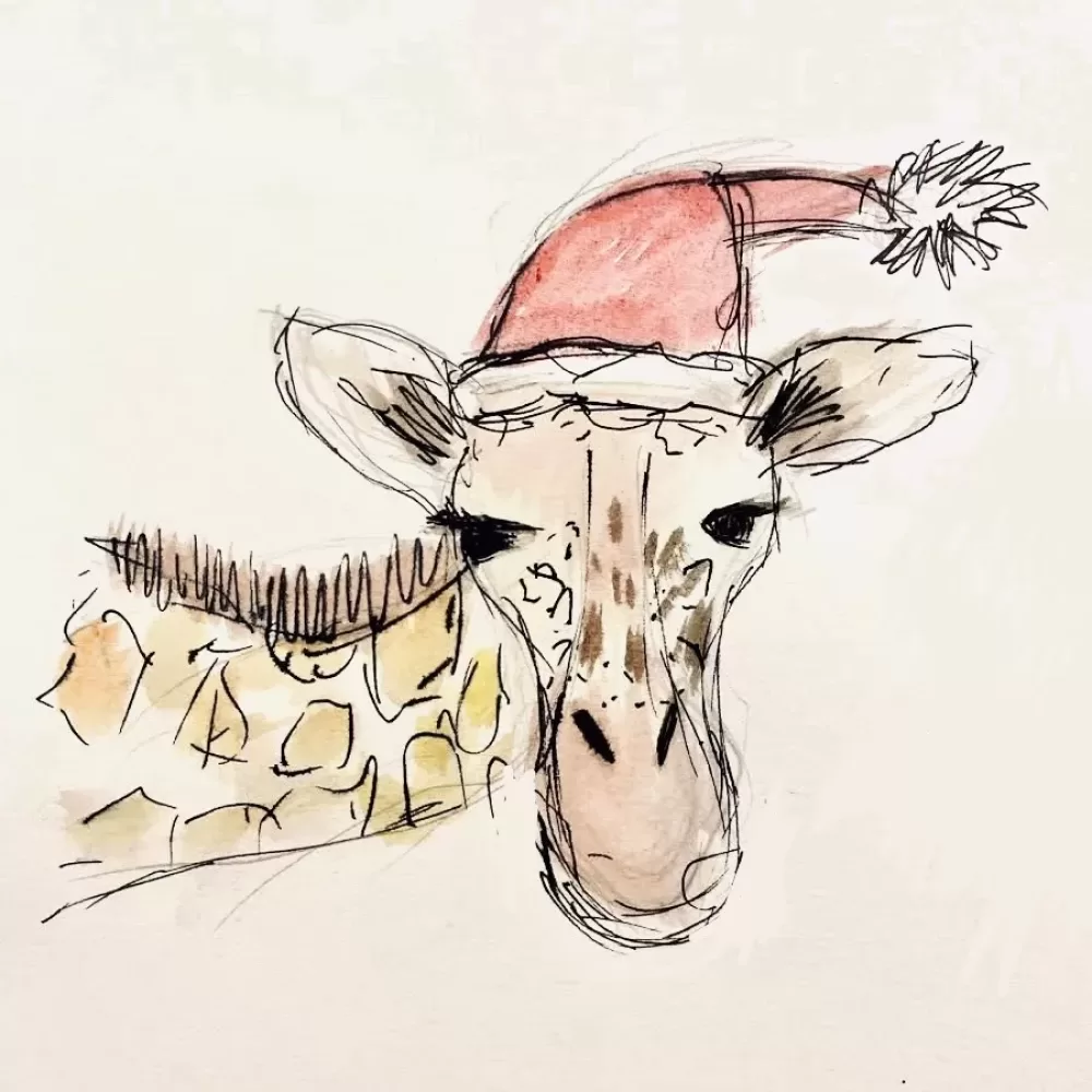 xmas-giraffe